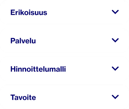 Sanat, jotka näyttävät, miten valitset Pinterest Partner -yhteistyökumppanit: erikoisala, palvelu, hinnoittelumalli ja tavoite