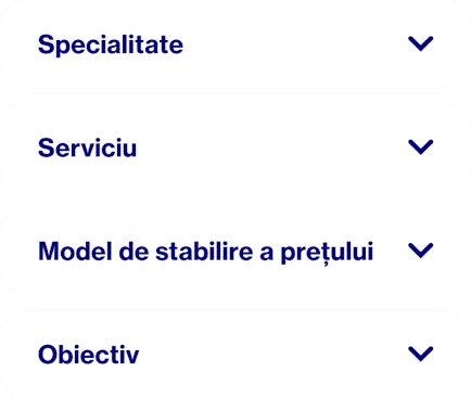Cuvinte care arată cum să selectezi agențiile Pinterest Partner cu care vrei să lucrezi, în funcție de specializare, servicii, modelul de stabilire a prețului și obiective