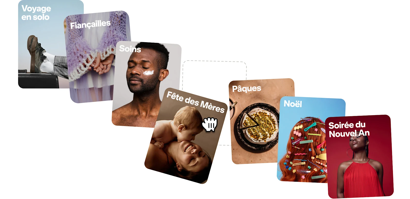 Une série d’images illustre les différents moments clés prévus tout au long de l’année.