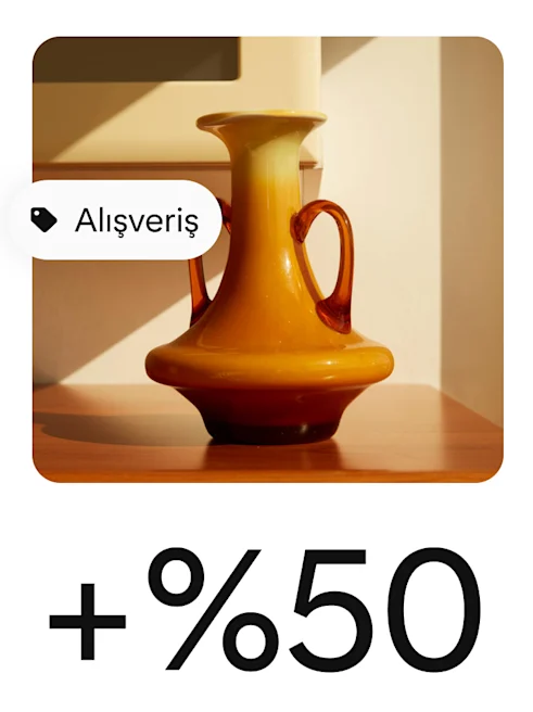 Bunu satın alabileceğinizin gösterildiği bir simge içeren, kahverengi bir sürahinin bulunduğu alışveriş yapılabilir Pin.