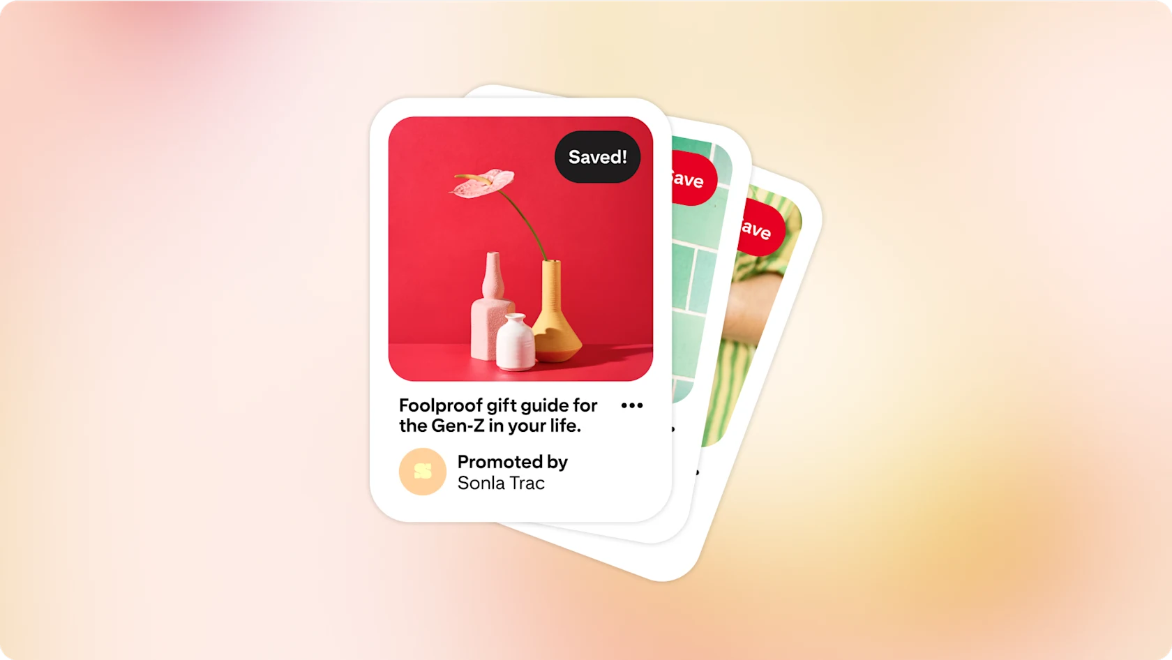 A brand called Sonla Trac advertises vases in a gift guide for Gen Z shoppers.