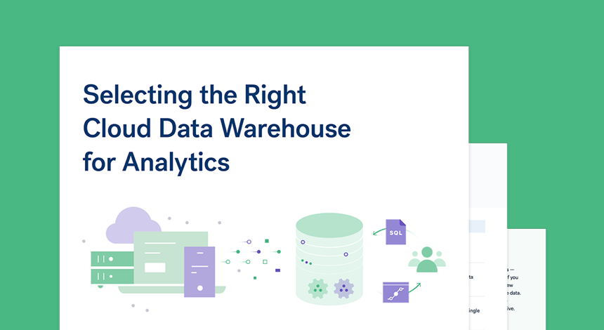 Selecting the right data warehouse for analytics