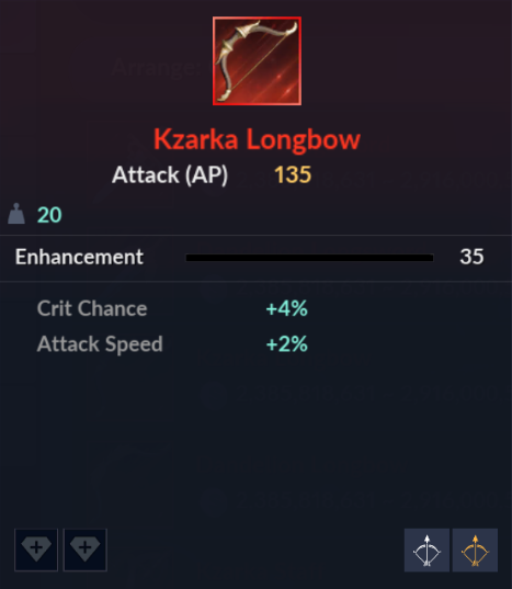 Kzarka Longbow Main-Weapon