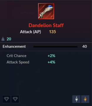 Dandelion Staff