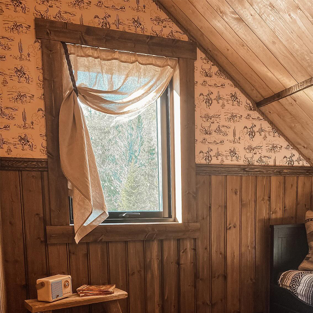 Room with a Cowboy Toile Wallpaper by emmabrereton.