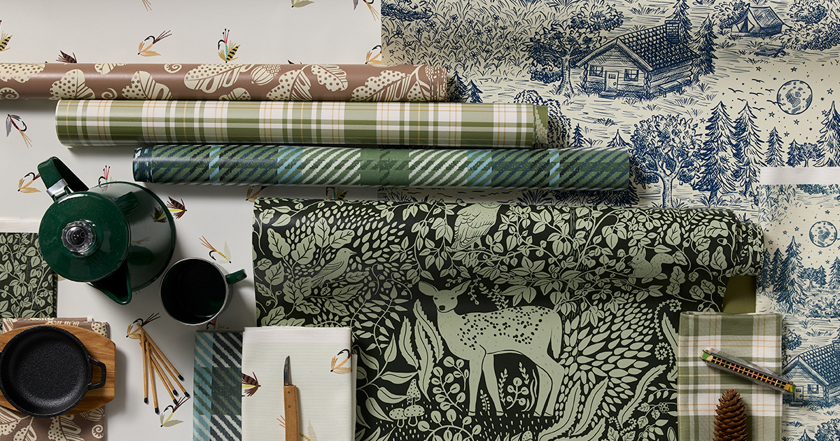 The Cabincore Wallpaper Collection Spoonflower