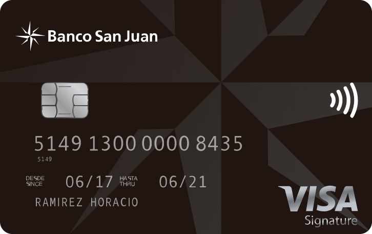 BSJ - Tarjeta Visa Black / Signature