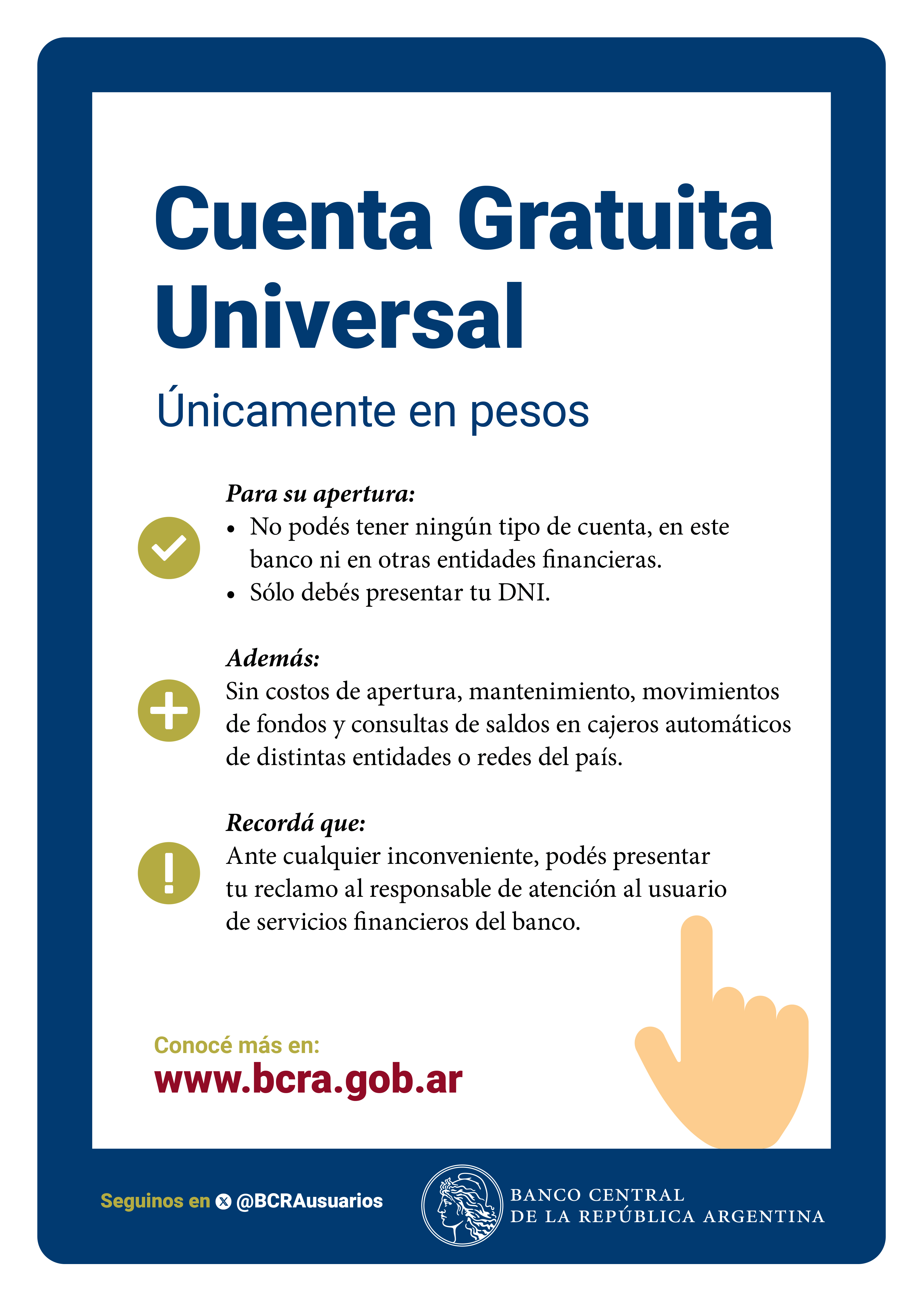 Atención al usuario de servicios financieros