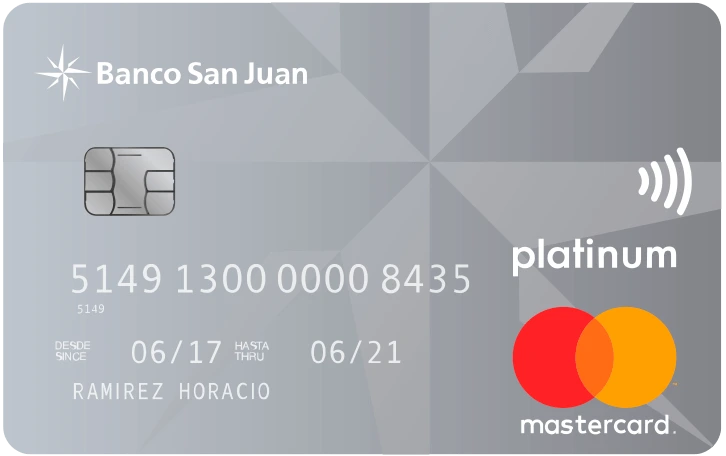 Tarjeta de crédito Mastercard Platinum