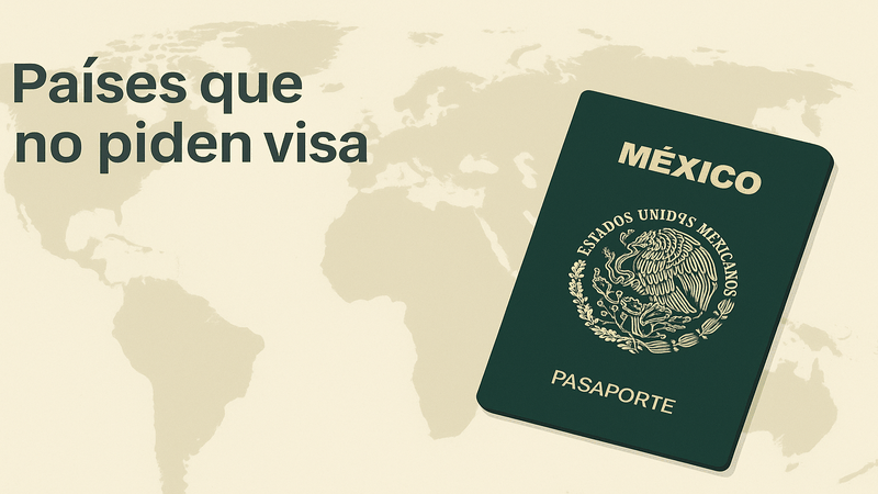 Paises que no piden visa