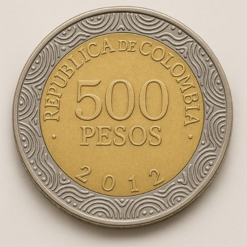 MONEDA DE 500 PESOS COLOMBIANOS
