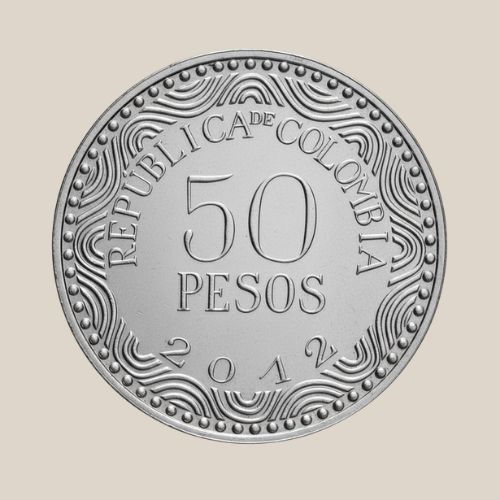 MONEDA EN COLOMBIA DE 50 PESOS