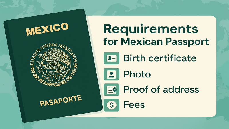 Requirements for Mexican passport