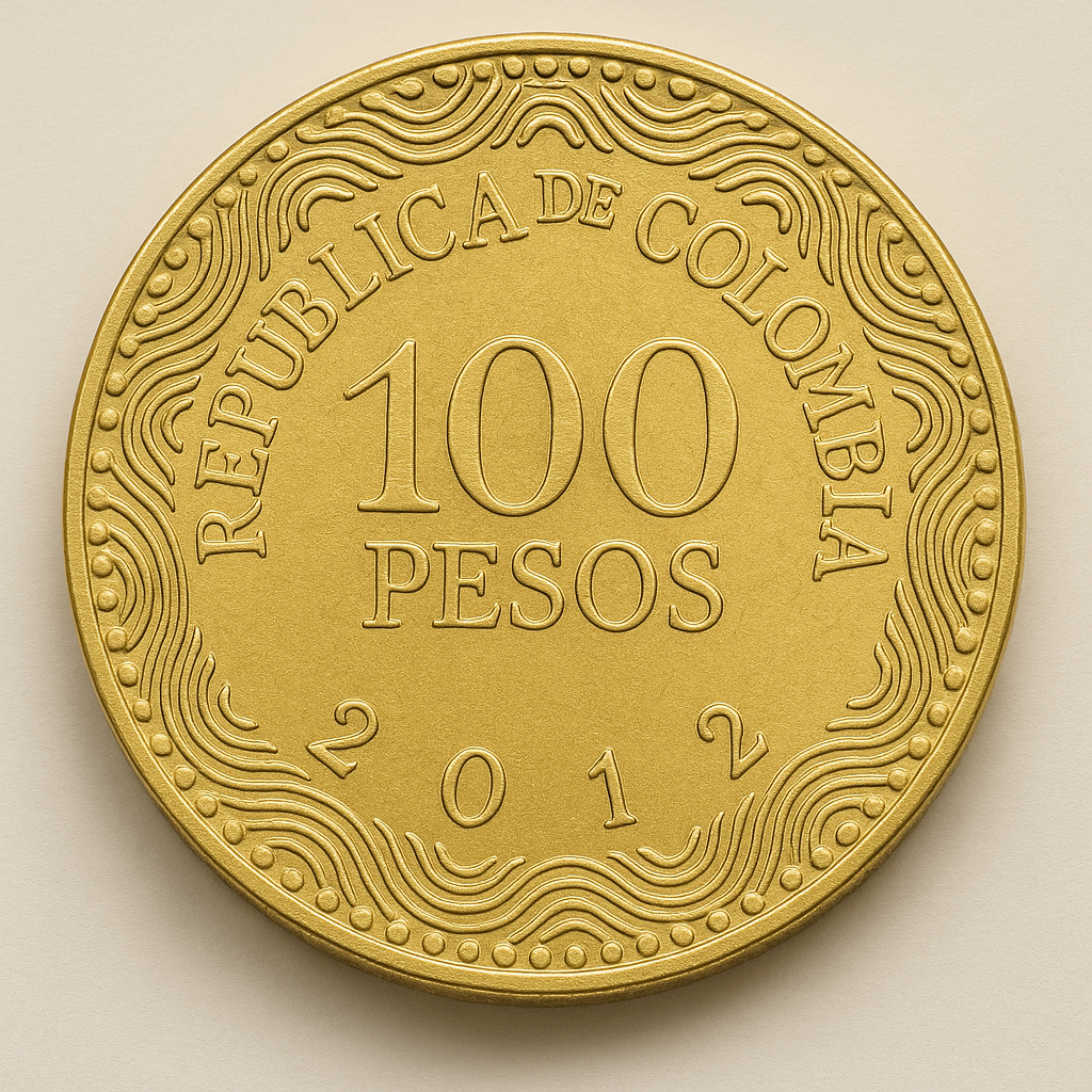 MONEDA DE 100 PESOS COLOMBIANOS