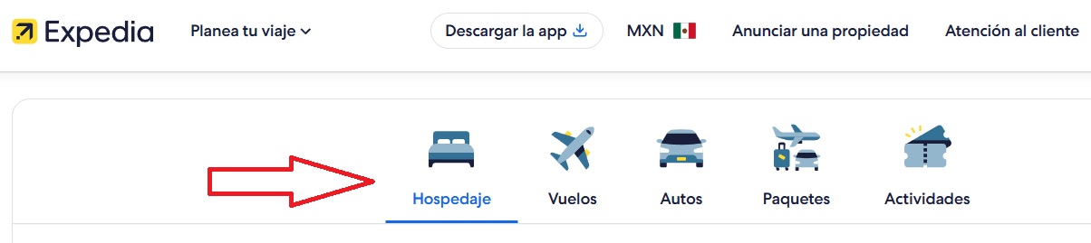 expedia hoteles paso 1