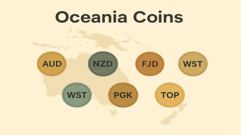 Currencies of Oceania: Which One Is Used in Each Country?