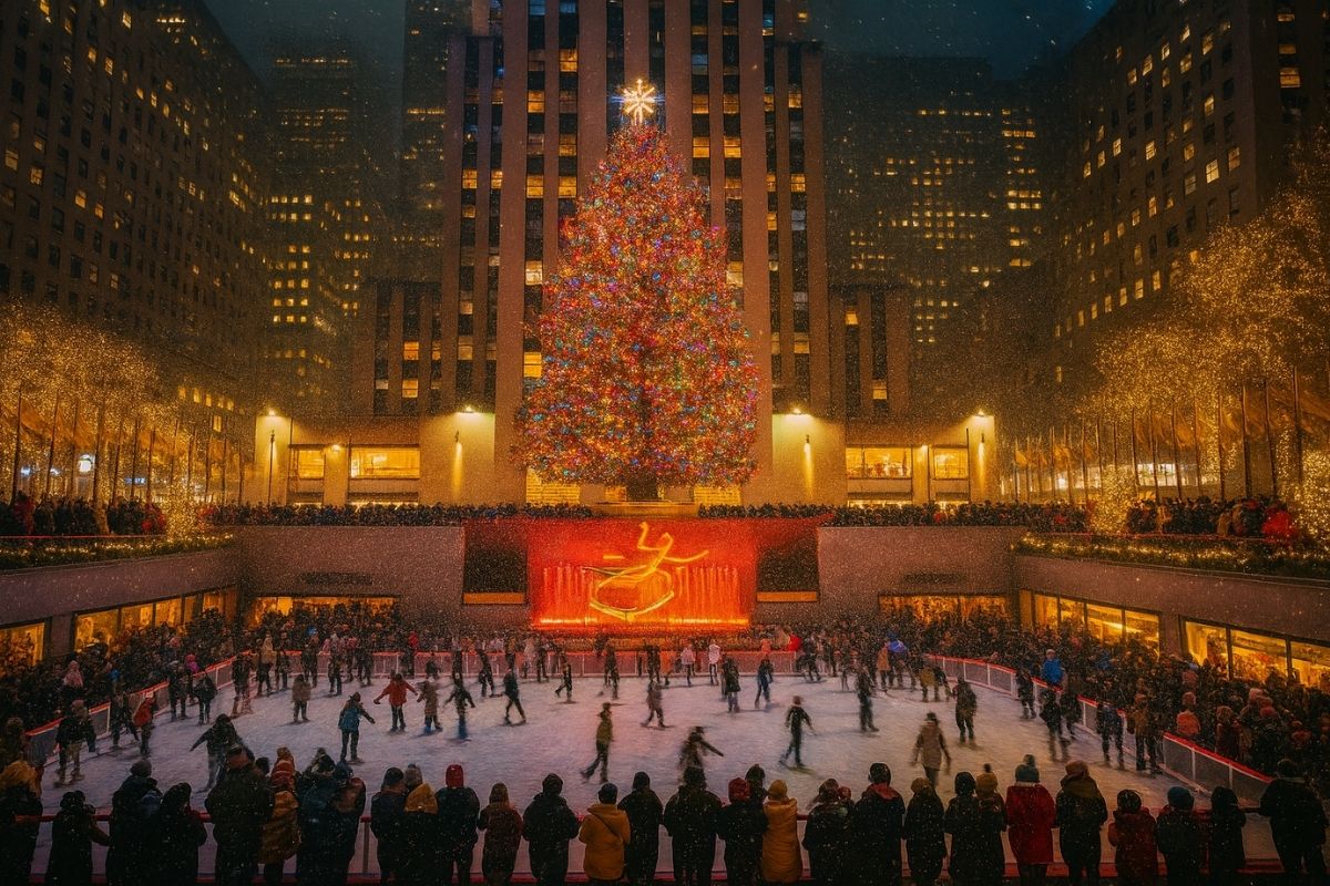 USA NAVIDAD PATINAJE