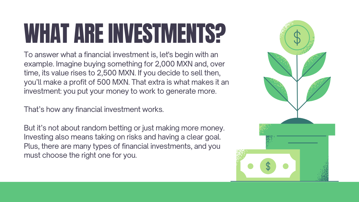 What are investments?