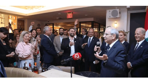 سلام مع شباب لبنان في واشنطن