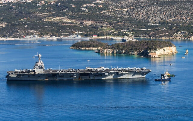 حاملة طائرات أميركية