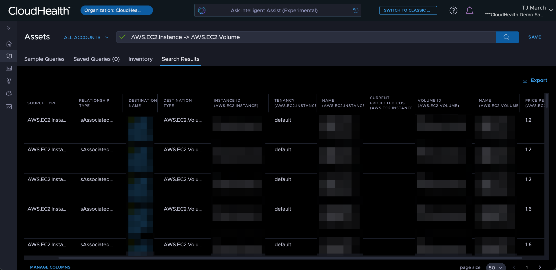 Asset Explorer - Relationship Search
