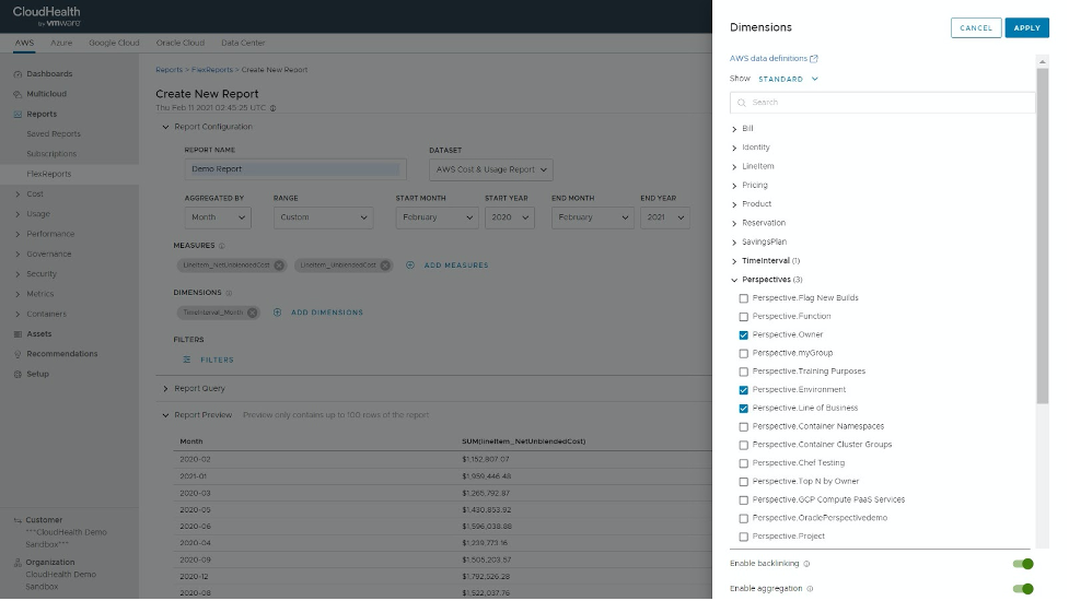 Perspectives for AWS