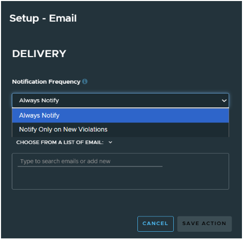 Notification Frequency