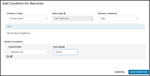 data center machine tagging