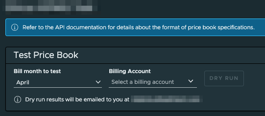 Test Price Book Dry Run