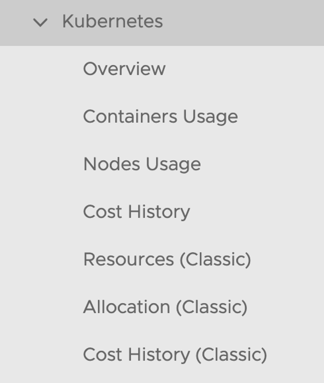 containers nav