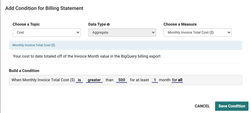 GCP-Invoice-Policy-Condition
