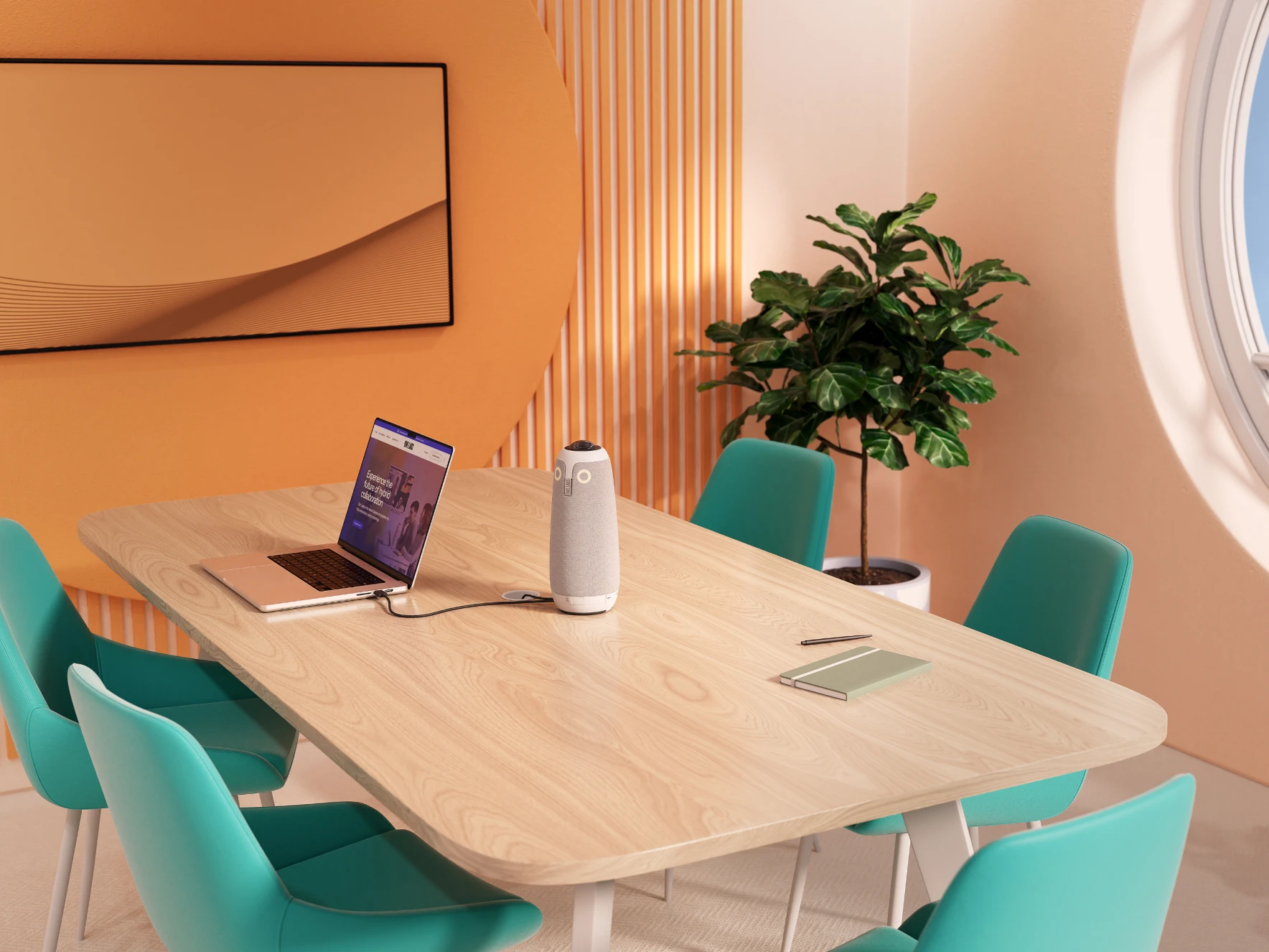 Meeting Owl 3 in conference room