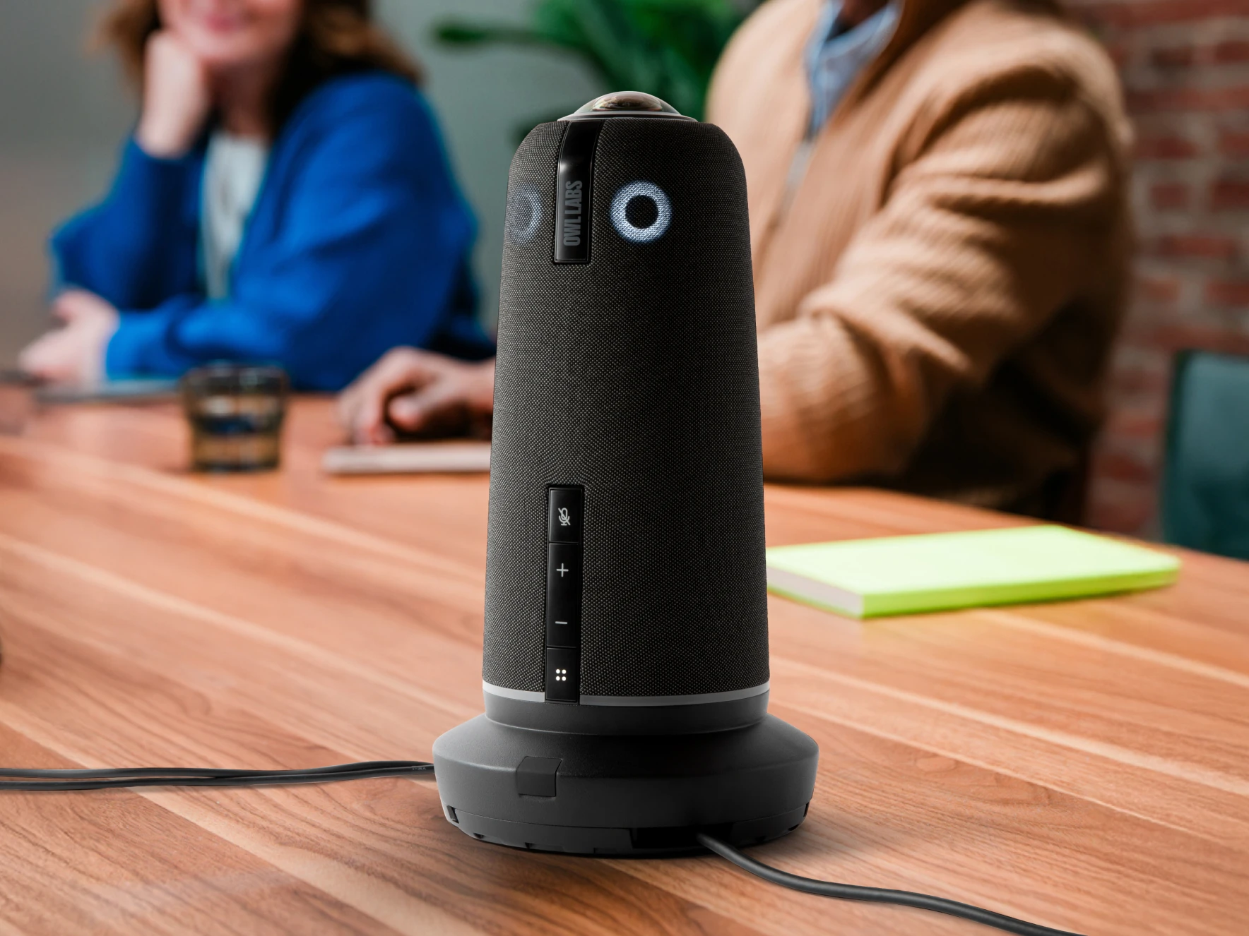 Meeting Owl 5 Pro Lifestyle image in hybrid meeting conference