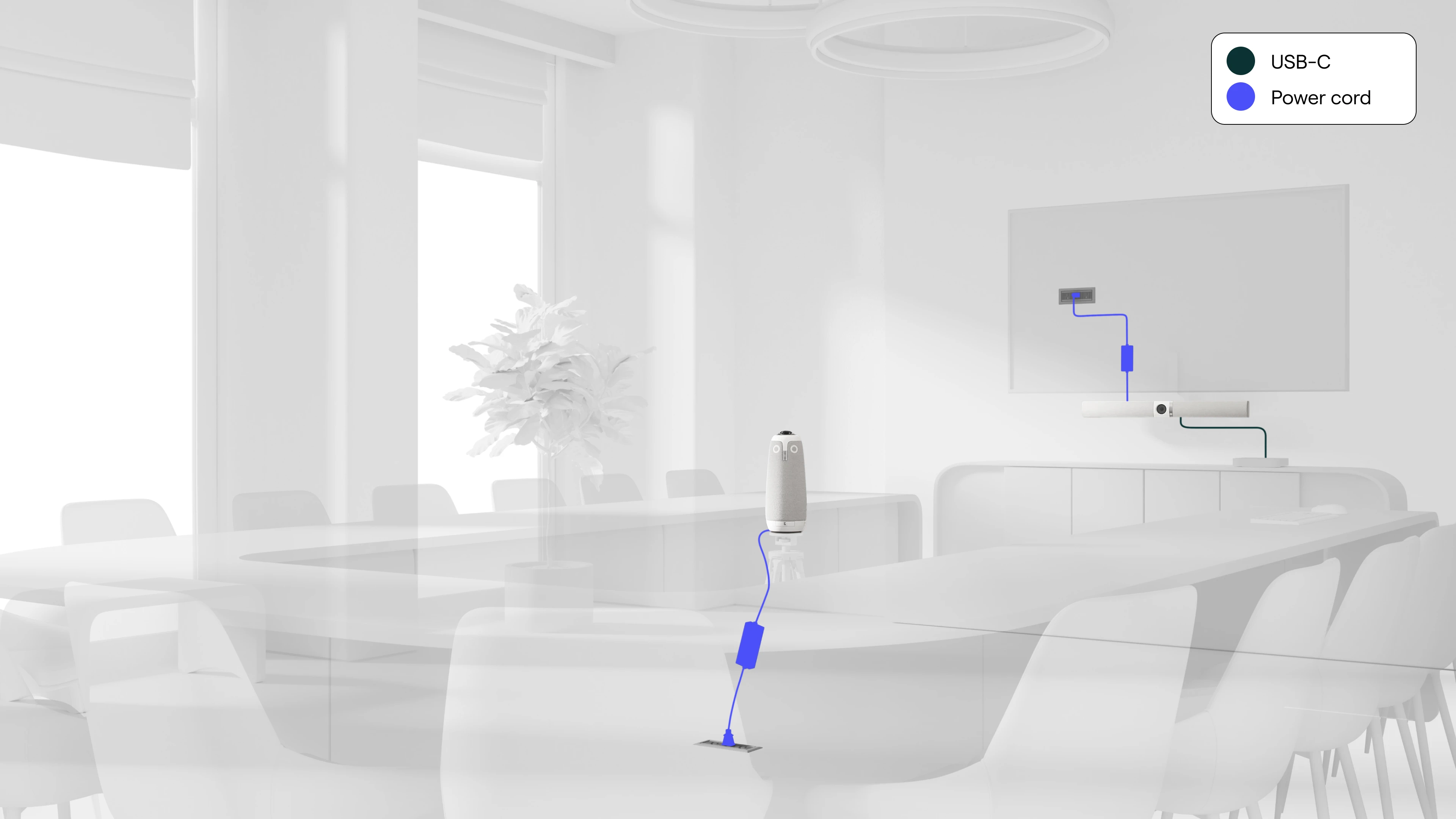 Room Render | U-Shape (MO3 & Bar) | Wires