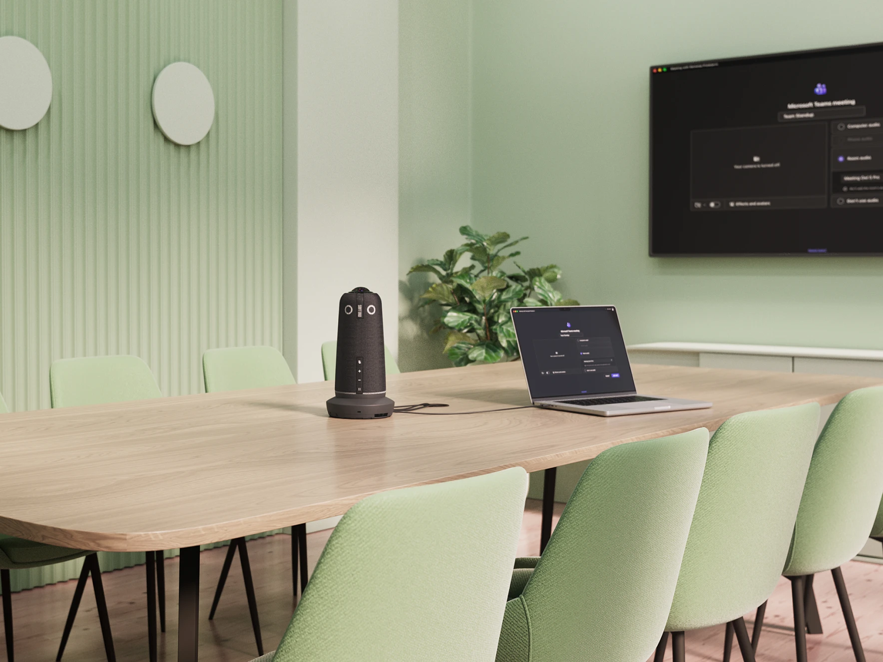Meeting Owl 5 Pro featured in office setting