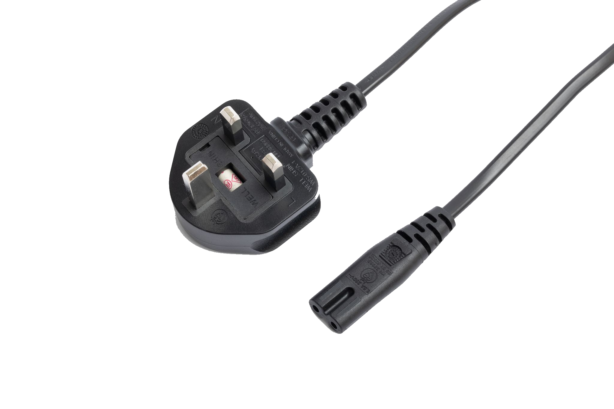 Line Cord UK - Transparent BG