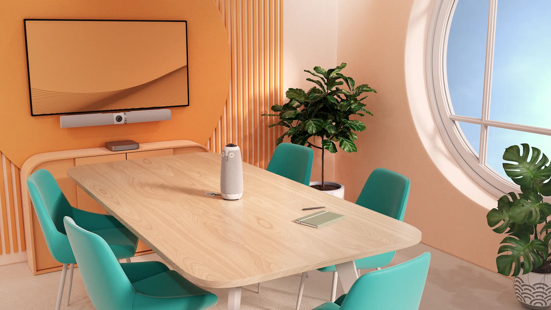 Small Room Video Conferencing Solutions. Meeting Owl 3, Owl Bar