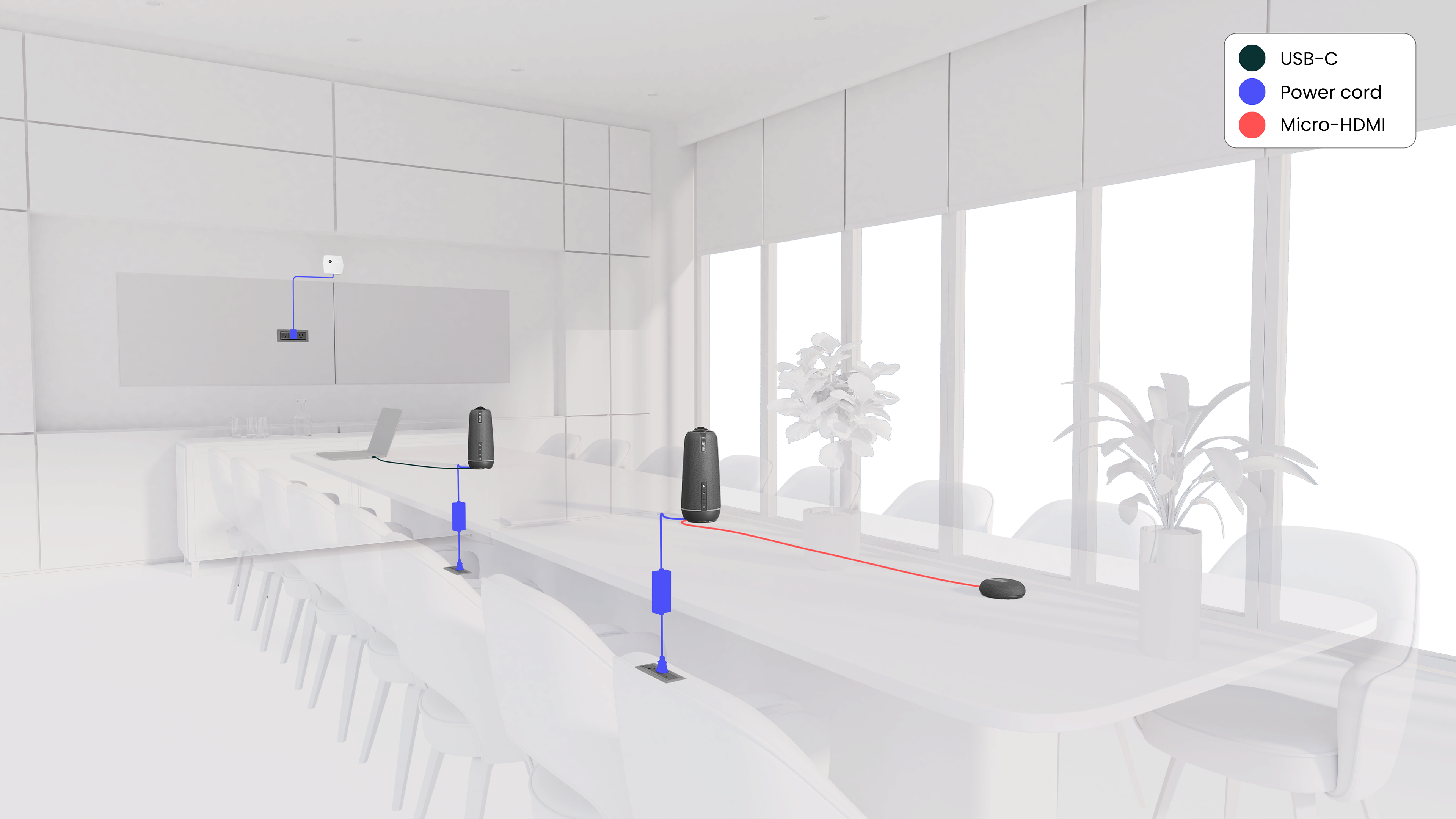 Room Render | Large (2 MO4+ & WBO & Mic) | Wires