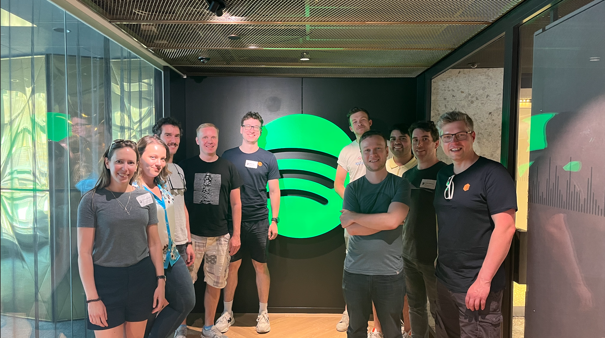 Picture: Roadie's team at Spotify's office