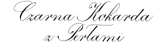 Czarna Kokarda z Perłami