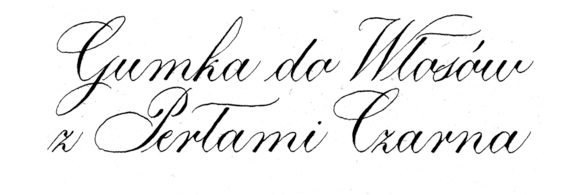 Gumka do Włosów z Perłami Czarna