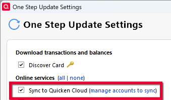 Windows Sync One Step Update Settings Windows Sync One Step Update Settings