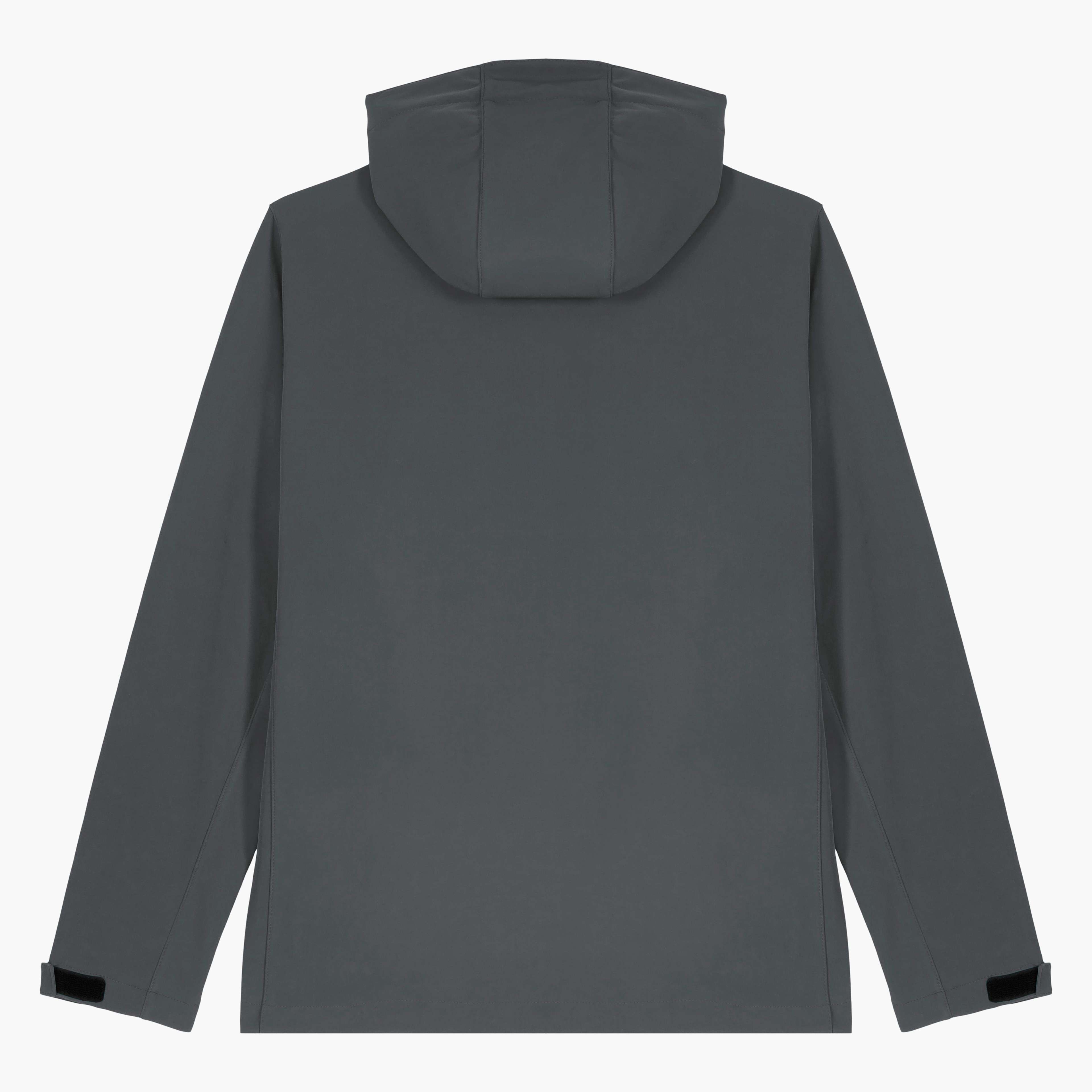 men's hooded softshell jacket