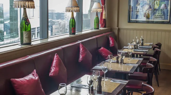 Cafe Rouge Birmingham Bullring's private dining space Cafe Rouge Birmingham Bullring's private dining space