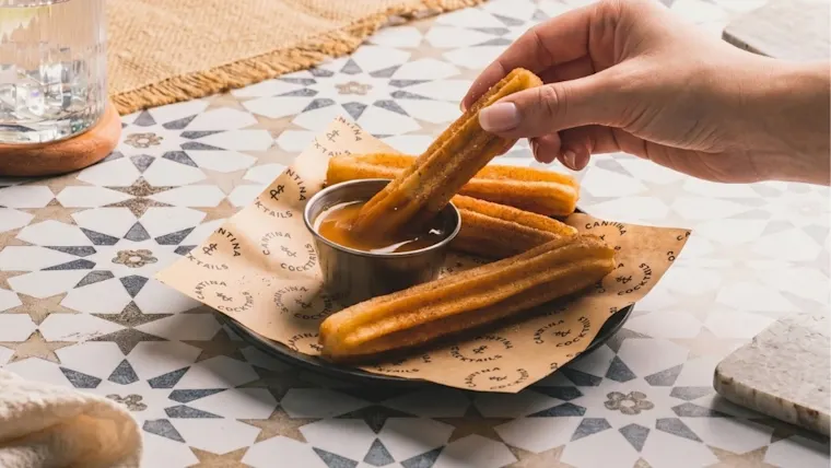 Churros at Las Iguanas Churros at Las Iguanas