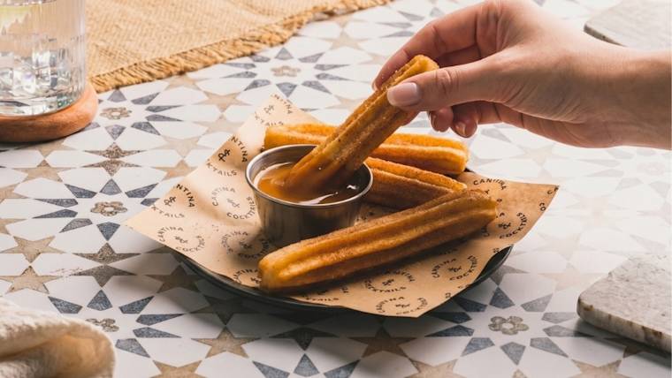 Churros at Las Iguanas Churros at Las Iguanas