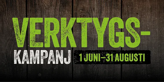 Verktygskampanj juni-augusti