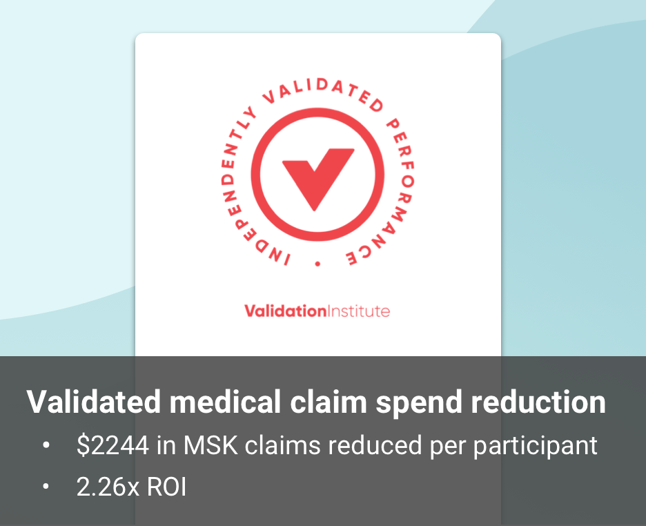 Validation Institute independently validates Hinge Health