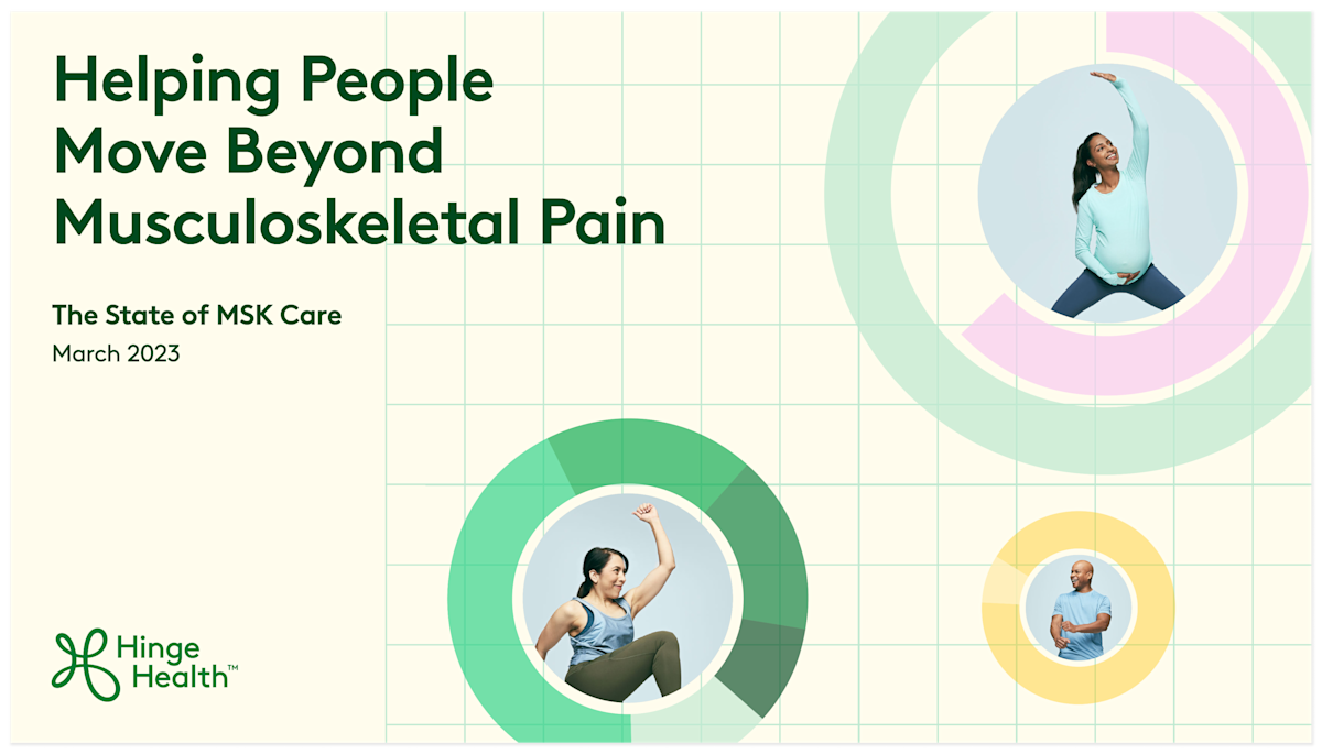 Hinge Health Issues 2023 State of MSK Care Report