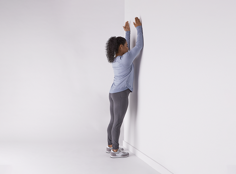 shoulder stretches wall